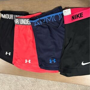 Under Armour Women's Black Athletic Shorts